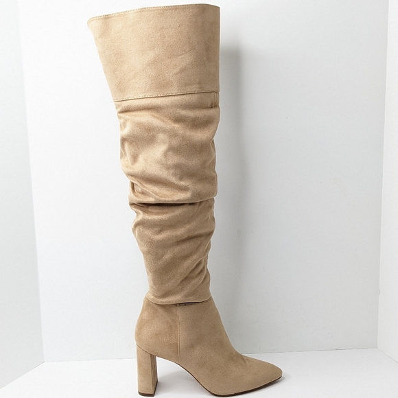 Jessica Simpson Alexiana Over-the-Knee Boots, Tan, Women's 8 - Picture 1 of 6